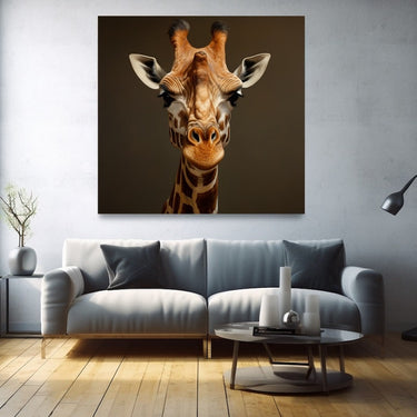 Painting of Giraffe Head